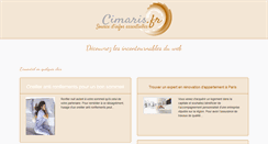 Desktop Screenshot of cimaris.fr